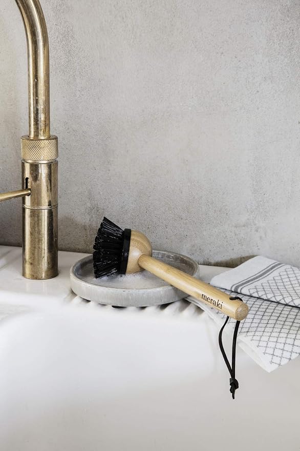 Meraki mkhg040 Dish Brush, Bamboo, Polypropylene