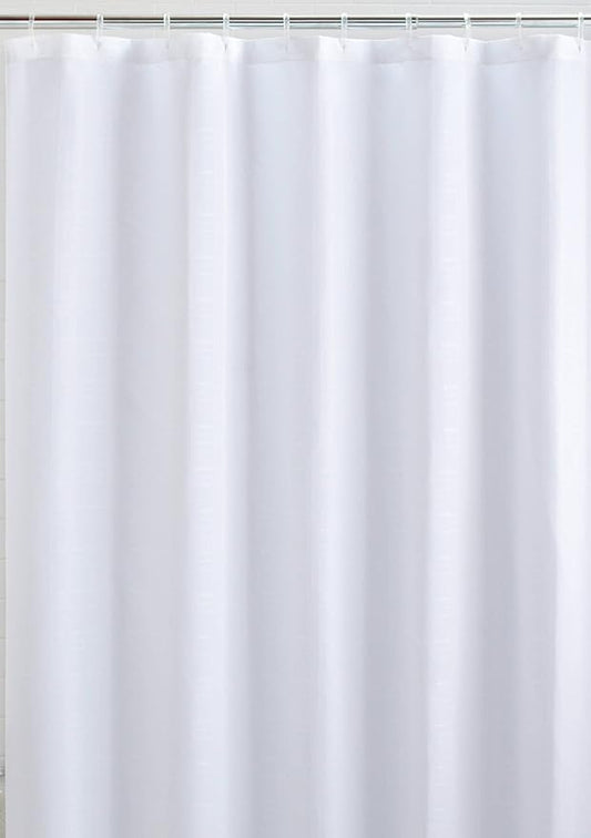 DeLaine's Heavy Duty Peva Shower Curtain Liner – White- Non Toxic and No Odors – 72”x 72”