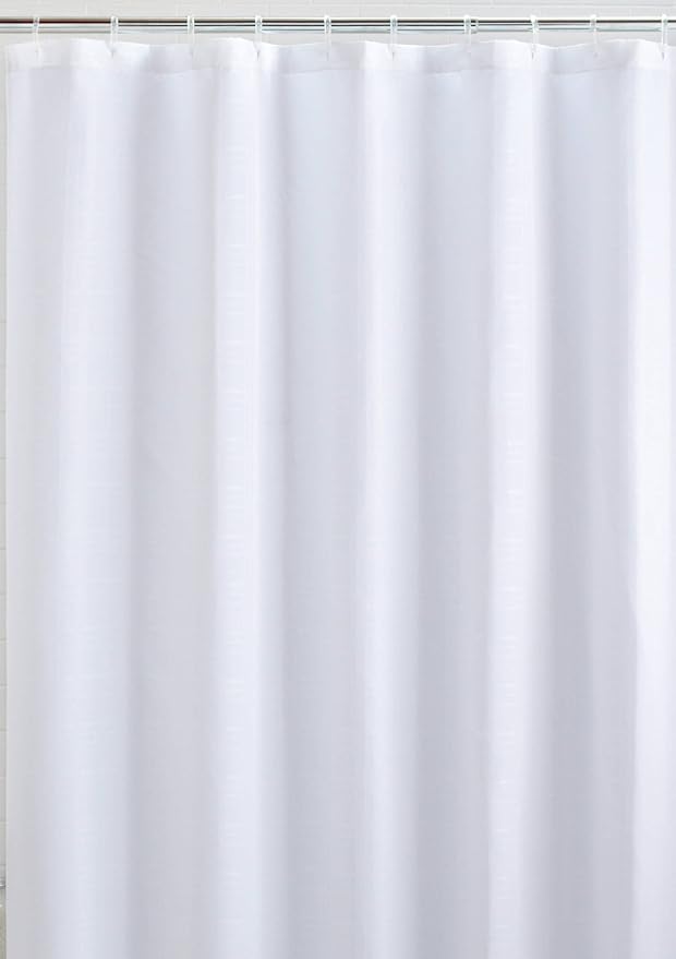 DeLaine's Shower Curtain Liner – No Odors, Heavy Duty PEVA, Magnets to Prevent Billowing, Machine Washable, 72”x72
