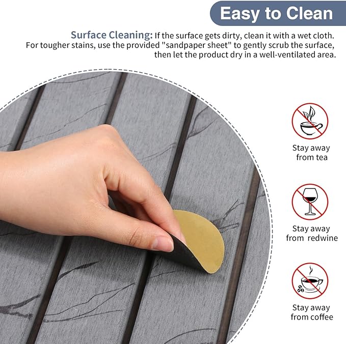 Natural Diatomaceous Earth Dish Drying Mat, Large 24"x16" Stone Kitchen Mats | Ultra Fast-Absorbing, Foldable & Eco-Friendly Dishes Drying Pad for Countertop, Cups, Utensils (Blue & Grey)