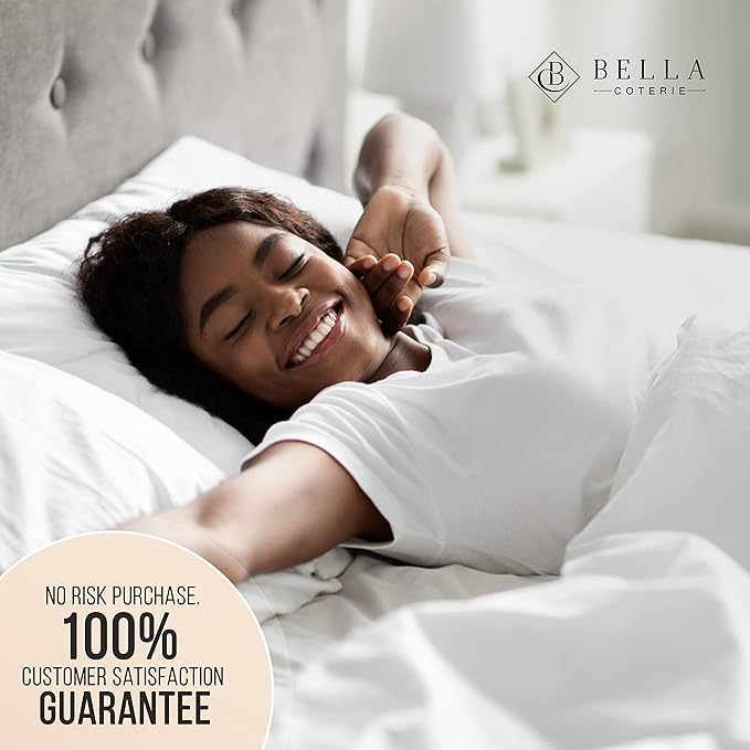 Bella Coterie Luxury Silk Pillowcase for Hair and Skin | 30 Momme | 100% Pure 6A Mulberry Silk | Super Soft | Perfectly Plush [King, Pink Peony]