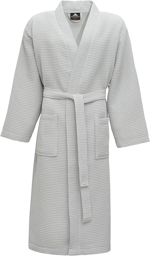BAGNO MILANO Mens Robes, Waffle Robes For Men, Turkish Cotton Mens Bathrobes