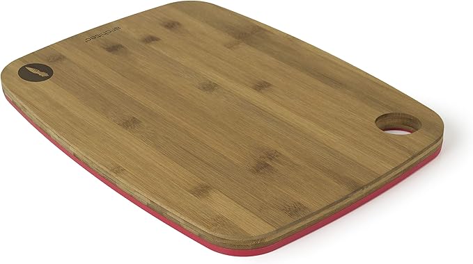 Architec FlipChop Reversible, Bamboo and Plastic Cutting Board, 11x15-Inch, White