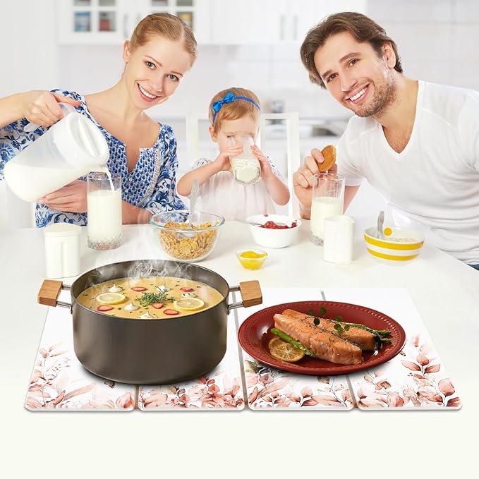 Large Stone Dish Drying Mat for Kitchen Counter, 24"×16" Quick Dry Dishes Mats, Foldable Diatomaceous Earth Drying Organizer Pad Water Absorbing for Plate Bottles Utensils