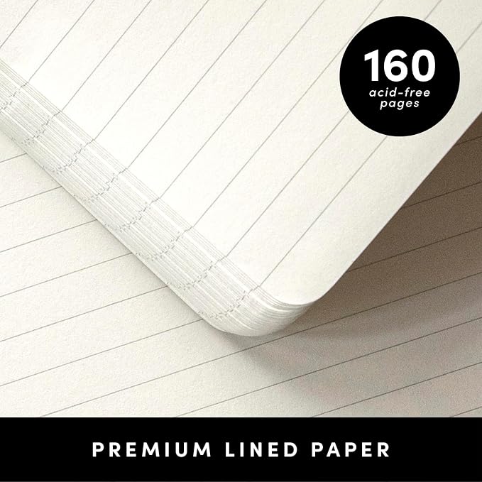PAPERAGE Lined Spiral Journal Notebook, (Olive Green), 160 Pages, Large B5 Hardcover Journal for Women & Men, 10 in x 8.15 in - 100 GSM, Thick Paper, Spiral Notebook for Work, School & Journaling