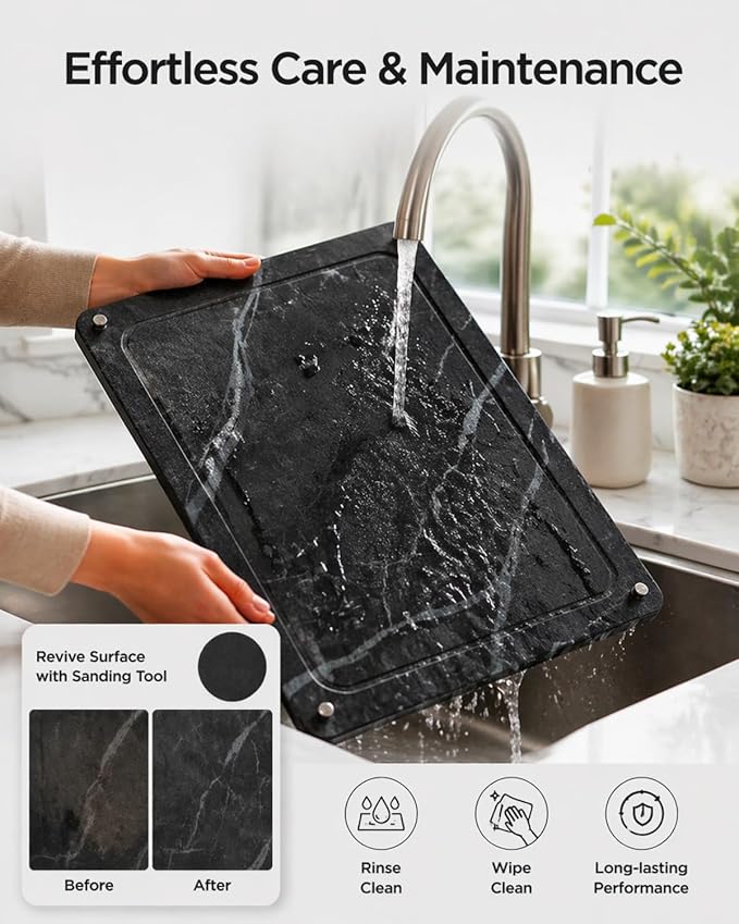 Large Stone Drying Mat for Kitchen Counter - 24”*16” Marble Veining Quick Drying Fast Absorbent Drying Mat, Natural Diatomaceous Earth Dish Drying Mat