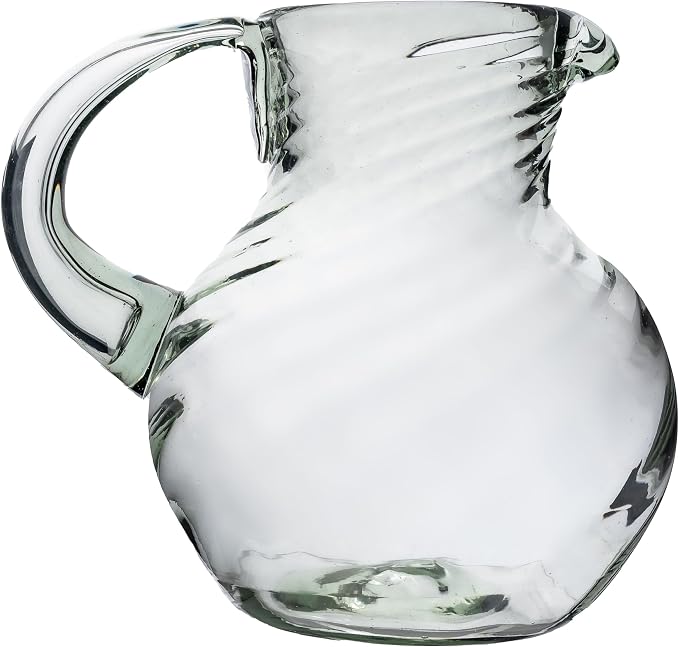 10 Strawberry Street Optic Swirl Mexican Glassware (Pitcher)
