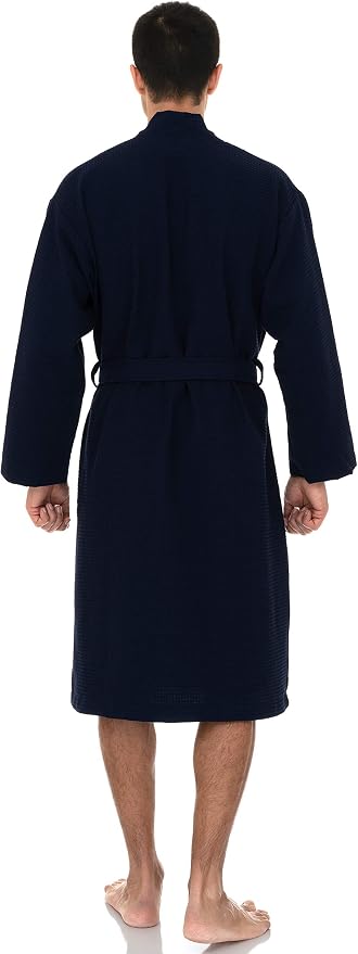 TowelSelections Mens Robe Waffle Spa Bathrobe Soft Shower Bath Robe for Men