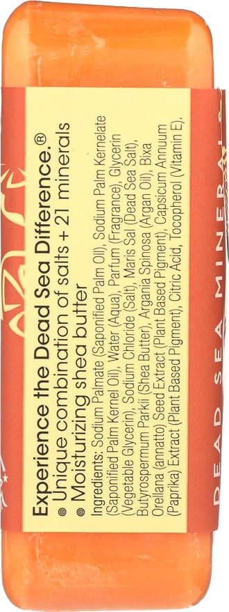 One With Nature Grapefruit Guava Dead Sea Mineral Soap, 7 Ounce Bar (Pack of 2)