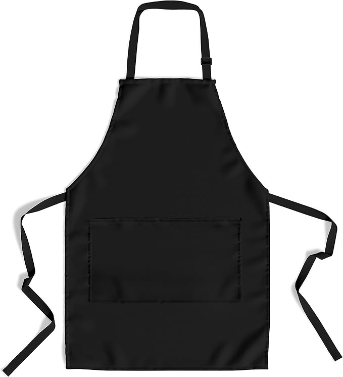 Chefs Aprons | Cooking Baking Grilling for Home Restaurant | Premium Kitchen Aprons with Double Pocket for Men Women