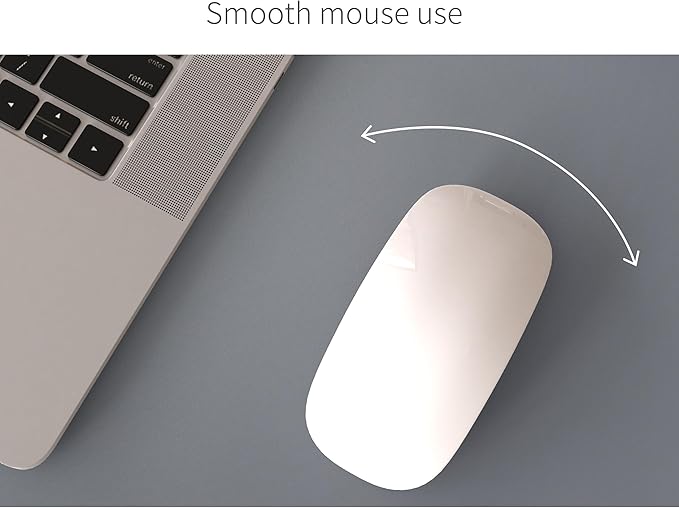 RENMTURE Desk Pad, Cork & PU Leather Desk Mat, Large Mouse pad, Non-Slip Desk Protector and Blotter, Waterproof Writing Pad, Desk Accessories and Organizers for Work(Space Grey, 23.6" x 13.7")