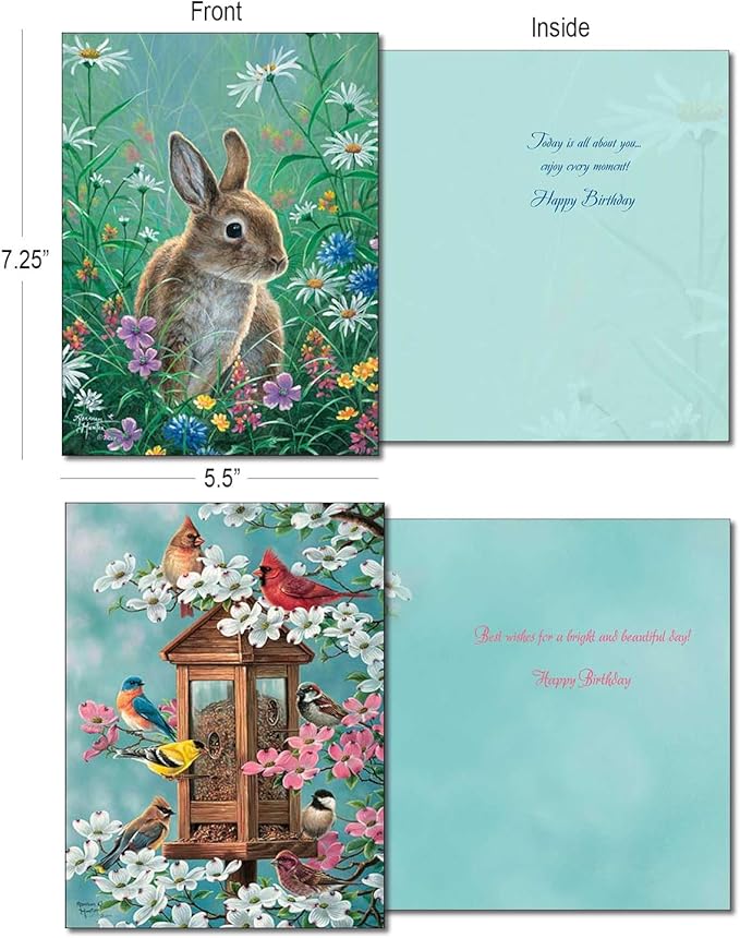 Leanin' Tree, Nature's Wonders, Greeting Cards Assortment Box, Assorted Cards with Envelopes, All Occasion, 20 Cards, 22 Envelopes