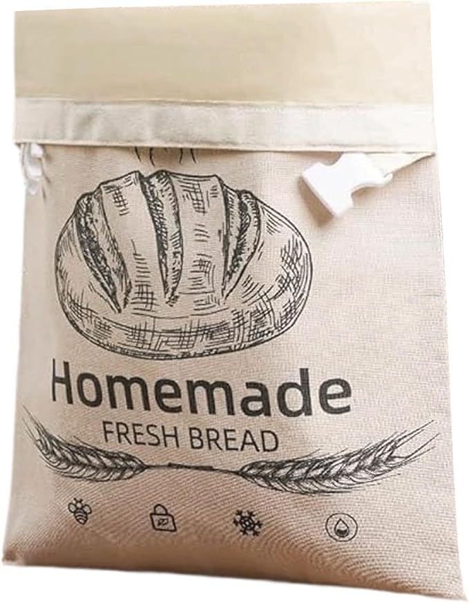 Beeswax Coated Bag - Freshness Extension Blueprint, | Dough Preservation Natural SealPouch, Cotton Textile Washable Food Wrap | Zero Waste Keeper for Bakers & Homemakers