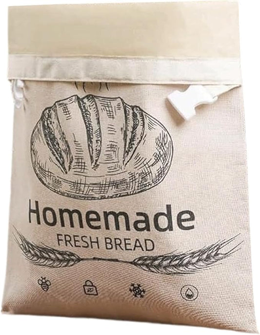 Beeswax Coated Bag - Freshness Extension Blueprint, | Dough Preservation Natural SealPouch, Cotton Textile Washable Food Wrap | Zero Waste Keeper for Bakers & Homemakers