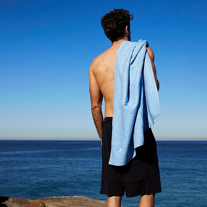 Dock & Bay Turban Hair Towel - for Home & the Beach - Super Absorbent, Quick Dry - Classic - Nautical Navy, One Size