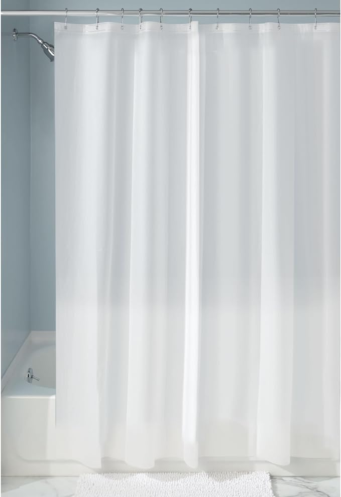 InterDesign EVA Shower Liner, 108" x 72", Frost