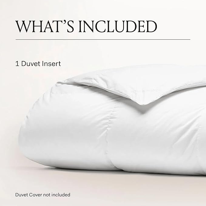 BOLL & BRANCH Down Alternative Duvet Insert - King/Cal King, Ultraweight - Luxury Shell - Hypoallergenic Primaloft Luxury Down Alternative Fill