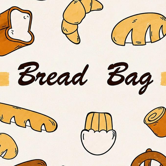 Beeswax Bread Bags for Sourdough Reusable Loaf Freshness Keeping Pouch | Sourdough Storage Bread Bag for Bakers Baking Bakery Kitchen Camping Picnic Cafe Home Food Fruit