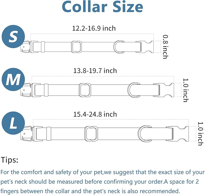Dog Collar and Leash Set.Soft and Easy to Clean Vegan Leather with Rose Gold Metal Buckle for Small Medium Large Dogs (Off-White, L(15.4”-24.8“)