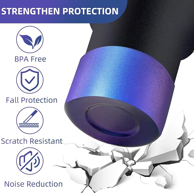 Gradient Silicone Boot and 2 PCS 10MM Glitter Straw Cover, Anti-Slip Sleeves Bottom Protector Compatible with Stanley Cup 20 30 40 Oz Water Bottle 2.8-3IN Base Tumbler Accessories Women Gifts