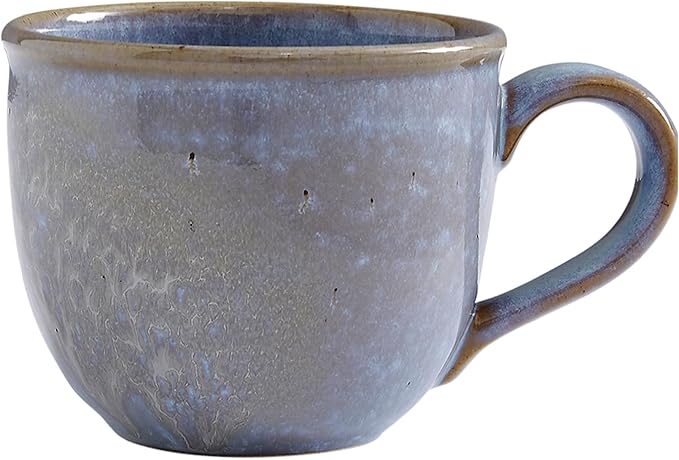 Portmeirion Minerals Mug Aquamarine | 12oz Ceramic Mug made from Stoneware | Dishwasher, Microwave, Freezer, and Oven Safe | Perfect for Tea, Expresso, Latte | For Kitchen or Cafe