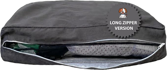 Molly Mutt Medium to Large Dog Bed Cover - I’m A Realist Print - Measures 27”X36”X5’’ - 100% Cotton - Durable - Breathable - Sustainable - Machine Washable Dog Bed Cover