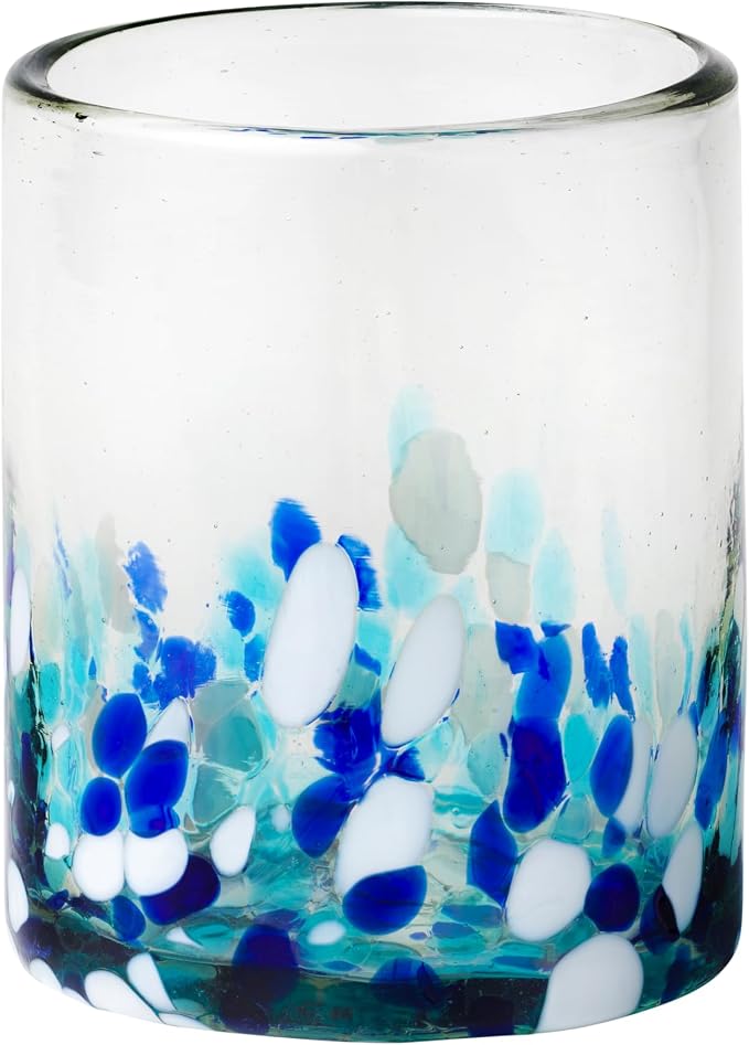 10 Strawberry Street Bahia DOF Handblown Mexican Glass, Set of 6