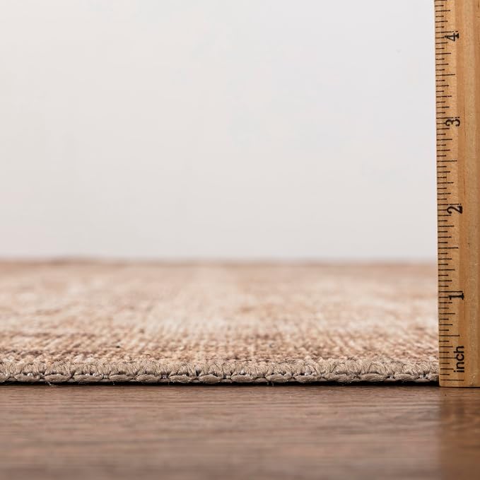 Keen Home Design 30"x84" Rug - Machine Washable Runner Rug with Non-Slip Backing, Ideal for Hallway, Entryway, Kitchen, Laundry Room - Vintage, Easy Clean, Durable, Low Pile - (2'6" x 7')