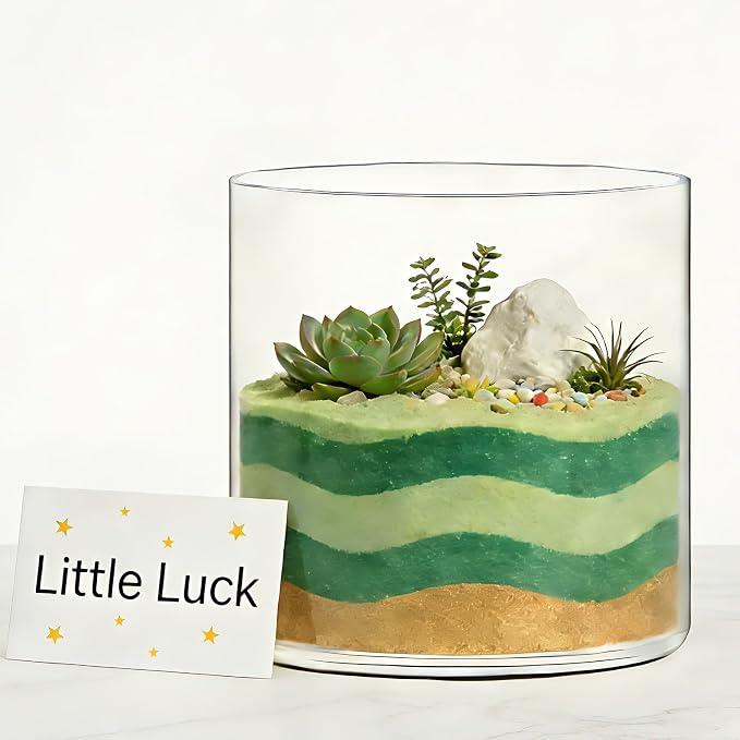 Acrylic Flower Vase Cylinder, 5.9" Tall Clear Plastic Vase for Centerpieces - Shatterproof Wedding, Event & Home Decor Vase, 5.9"X5.9" Tall Round - Clear