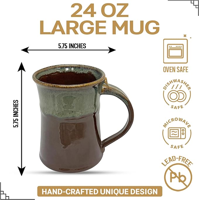 Clay in Motion Large Mug (Mocha)