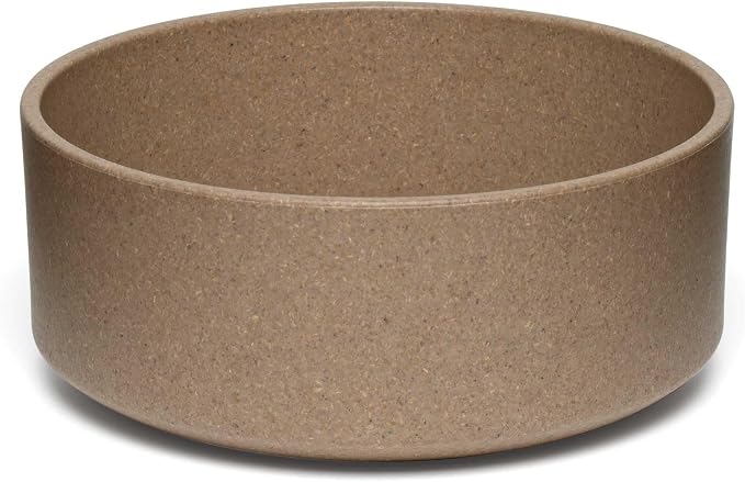Loving Pets - Dolce Bamboo - Eco-Friendly Pet Bowls & Dishes for Dog, Cats, Puppy Food and Water Dish -Sustainable and Dishwasher Safe, Made with Real Bamboo (Medium, Coffee-Brown)