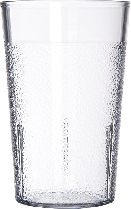 CFS 55018107 Stackable ShatterResistant Plastic Tumbler, 5 oz., Clear (Pack of 6)