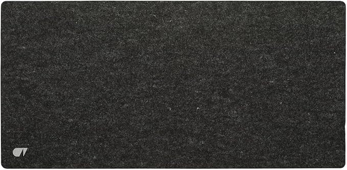 Oakywood Craft 100% Merino Wool Felt & Cork Desk mat – Sustainable, Handmade Wool Felt Desk pad with Cork Base for Comfort and Stability – 100% Merino Wool & Cork – Anthracite 62x30cm (24.41x11,8 in)