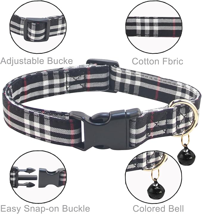 SuperBuddy Dog Collar and Leash,Breathable Adjustable Dog Collar-Safe Buckle-Collars for Small Medium Large Pet
