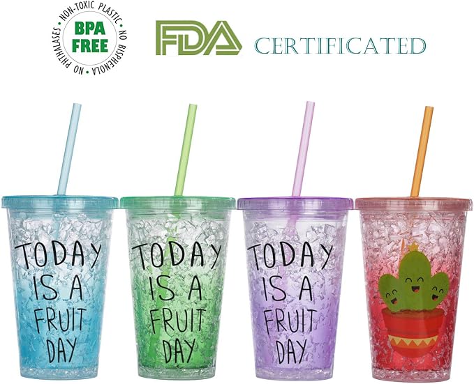 Dakoufish 12 Piece 9 Inch Reusable Plastic Thick Drinking Straws BPA Free Mason Jar Straws Plain Color (9inch,Red)