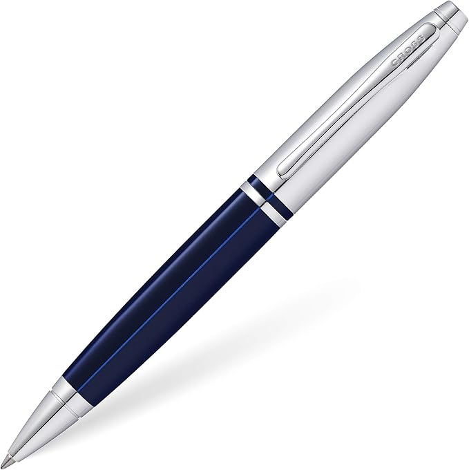 Cross Calais Chrome/Blue Ballpoint Pen