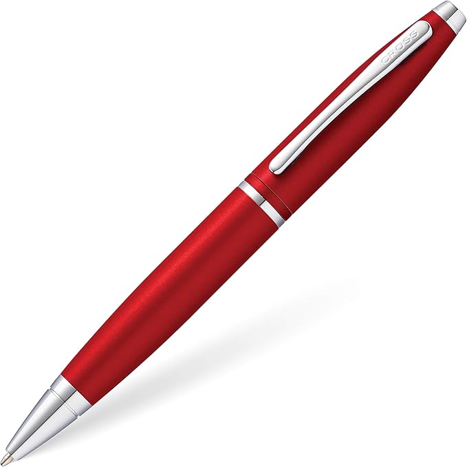 Cross AT0112-19 Calais Matte Metallic Ballpoint Pen, Crimson