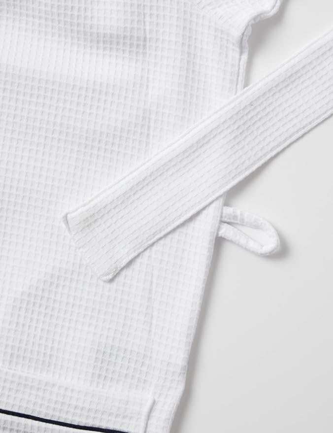 Amazon Essentials Men's Lightweight Cotton Waffle Bathrobe (Available in Big & Tall)