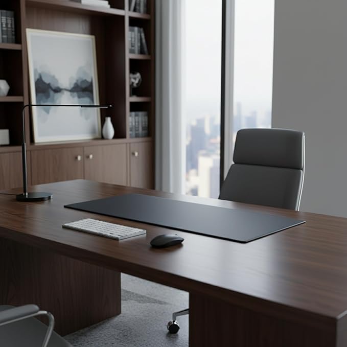Dacasso Leather Desk Pad Without Side Rails