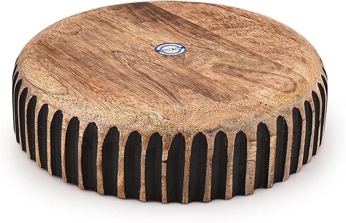 Decorative Bowl MANGO WOOD Decorative Bowls for Home Decor - Organic Modern Home Decor Bowl Key Bowl, Candy Bowl, Smudge Bowl (10" X 10" X 2.5'')