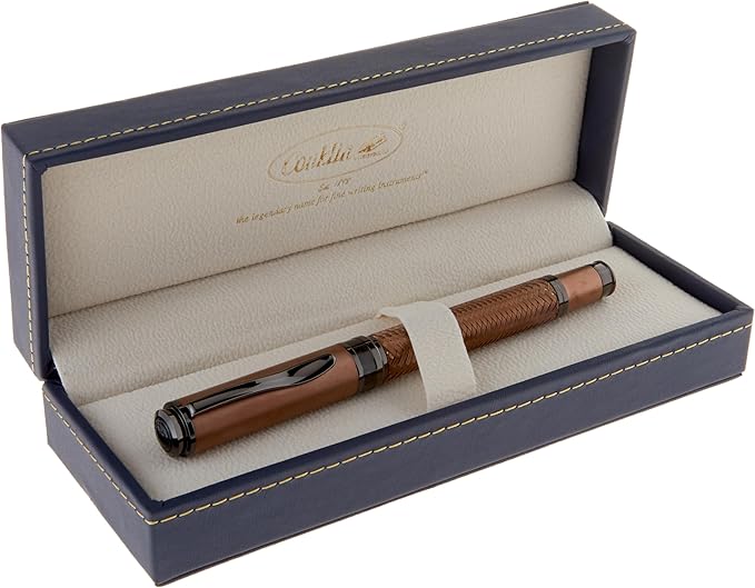 Monteverde Innova Formula M Fountain Pen, Bronze - Extra Fine Nib, Luxury Pen with Durable PVD Coating, Refillable, JoWo Stainless Steel Nib, Premium Gift Box