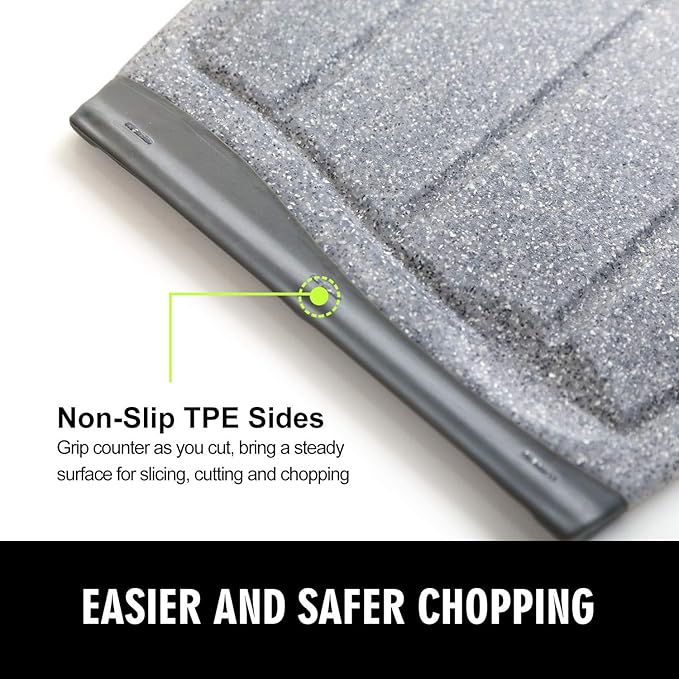 Small Plastic Cutting Board Set of 2, Mini Cutting Board for Small Kitchen Tasks, Non Slip Edges, Unique Design with Multiple Juice Grooves! BPA Free, Non-Porous, Dishwasher Safe (9.84" x 7.48")