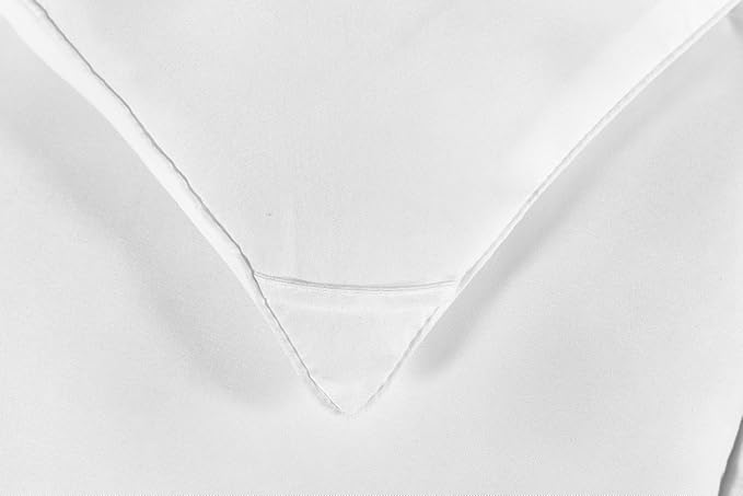 Chezmoi Collection Light Warmth White Down Alternative Comforter Duvet Insert, Oversized King Size
