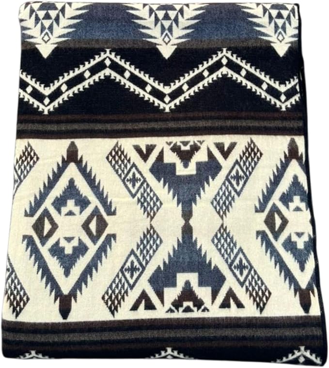Alpaca Blanket Throw 78x47 in | Ultra Soft, Non-Itchy & Breathable | Premium Alpaca Wool Blanket | Warm, Hypoallergenic Natural Fiber | Handmade Luxury Throw for Sofa, Bed or Travel (Black Gray)