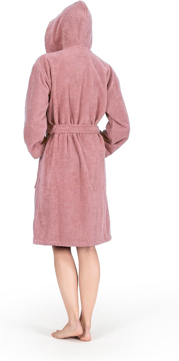 Nine West Women's Hooded Terry Bathrobe