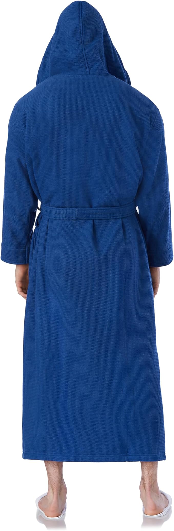 Plush Necessities Hooded Waffle Terry Robe