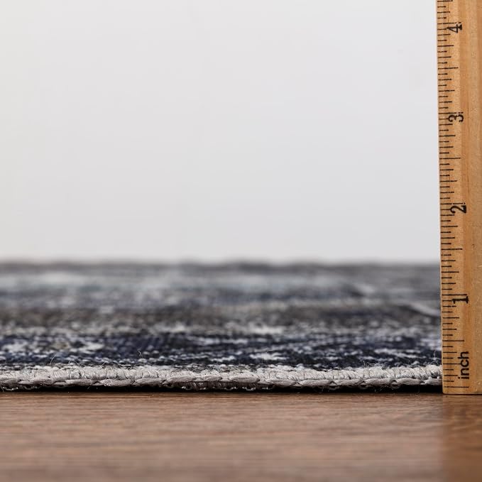 Keen Home Design 36"x60" Rug - Machine Washable Entry Rug with Non-Slip Backing, Ideal for Enteryway, Kitchen, Bathroom, Laundry Room - Vintage, Easy Clean, Durable, Low Pile - (3' x 5')