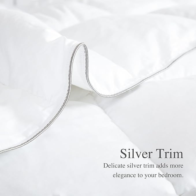sunflower Twin Comforter White Lightweight Down Alternative Filling 100% Cotton Shell Bedding Twin XL Comforter Blanket for Dorm Hot Sleepers with Corner Tabs Soft Breathable Machine Washable