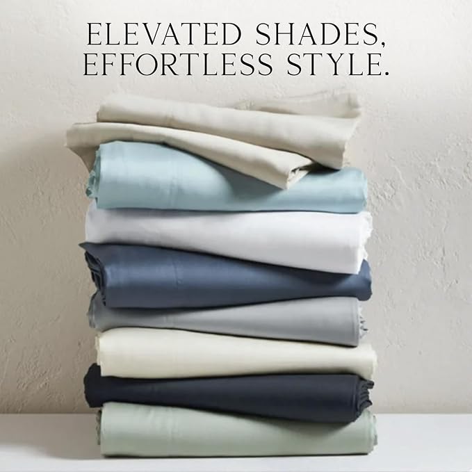 KARISSA MAE Pure Viscose from Bamboo Standard Size Pillowcase Set | 100% FSC Certified | Luxuriously Soft | Cooling | [Pink Peony]