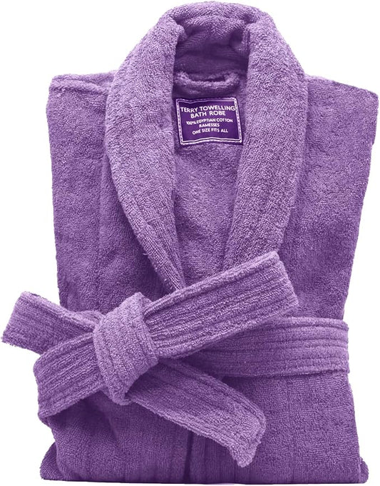 Marquess All-Cotton Bathrobe Thick Plush Cloth Housecoat Terry Toweling, Sweat Steaming Clothes Comfortable & Warm